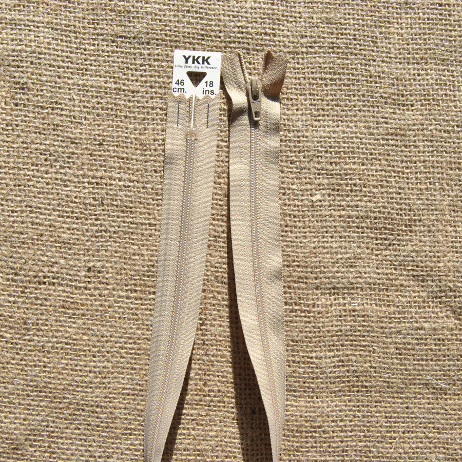 YKK Dress Zip ( taupe )
