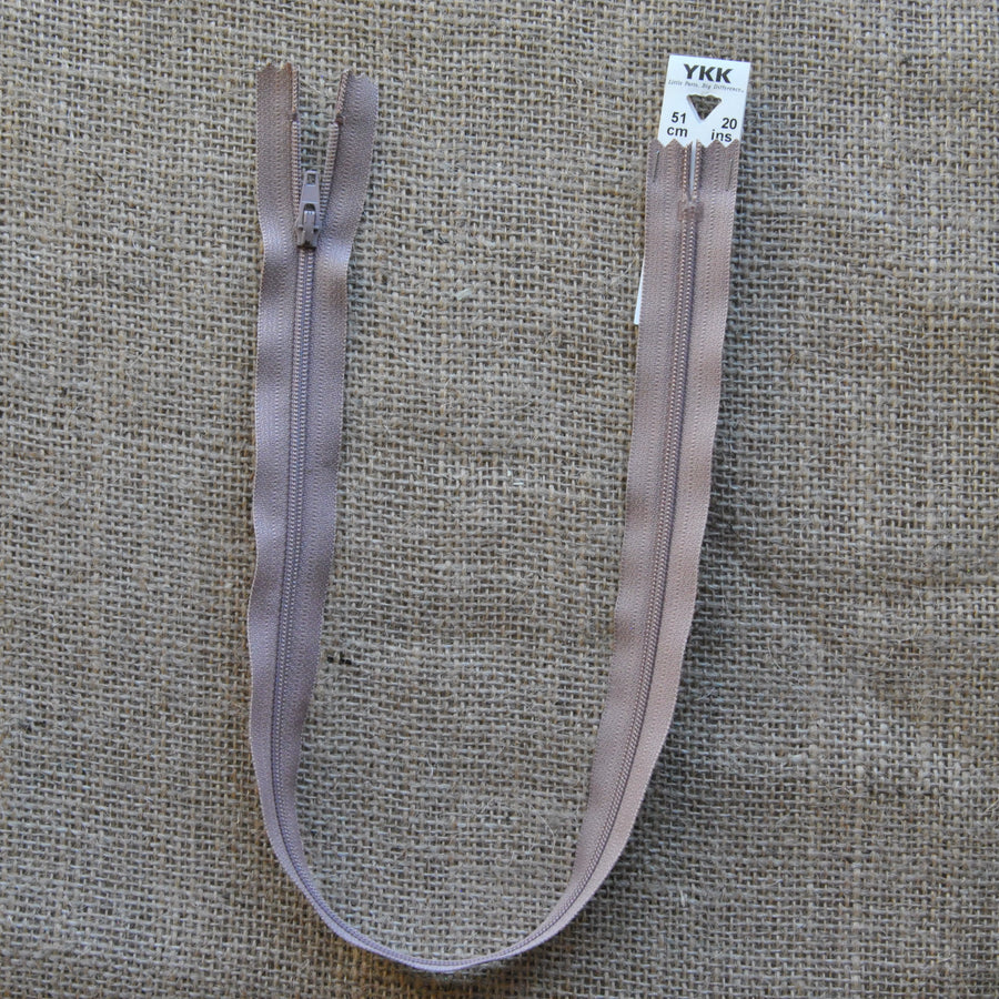 YKK Nylon Skirt and Dress Zips ( taupe )