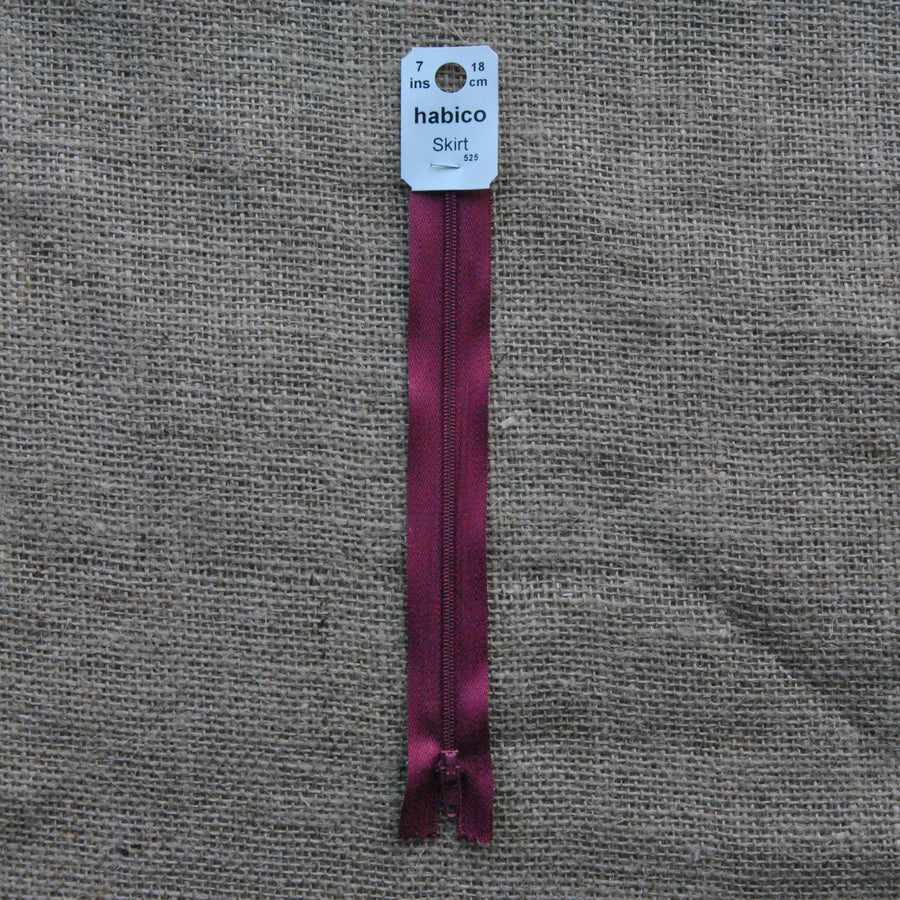 Skirt Zips ( maroon )