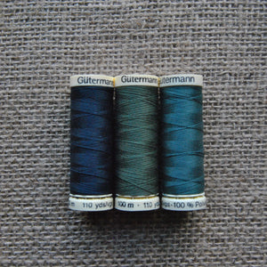 Gutermann All Purpose Sewing Thread 100 m (3 spools)