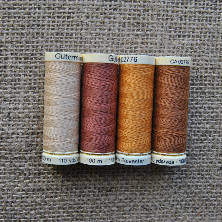 Gutermann All Purpose Sewing Thread 100 m (4 spools)
